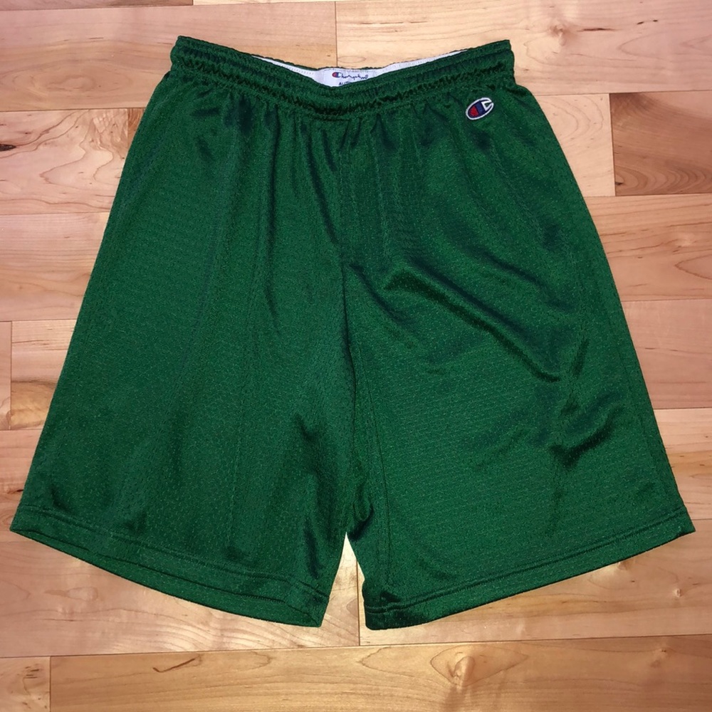 “Champion” Dark Green Athletic Shorts